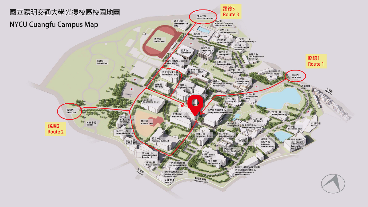 NYCU Cuangfu Campus Map